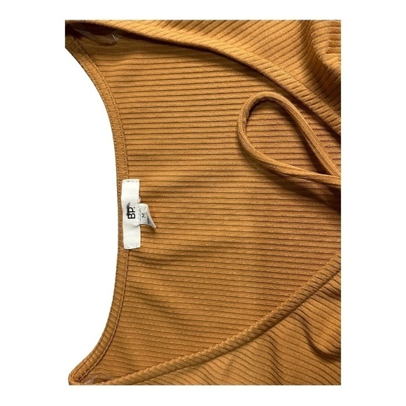 BP Long Sleeve Ribbed Crop Top Size M - Picture 3 of 4